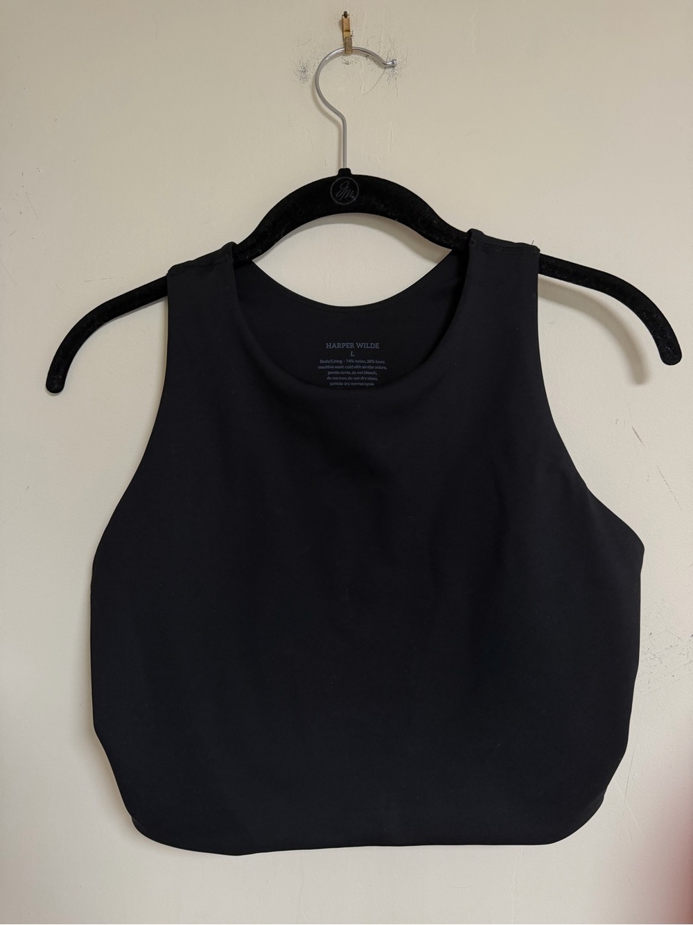 Harper Wilde High Neck Sports Bra Tank Large